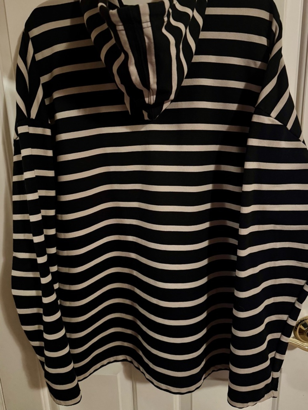 PacSun Black & Tan Striped Hooded Size- XL - Picture 3 of 10